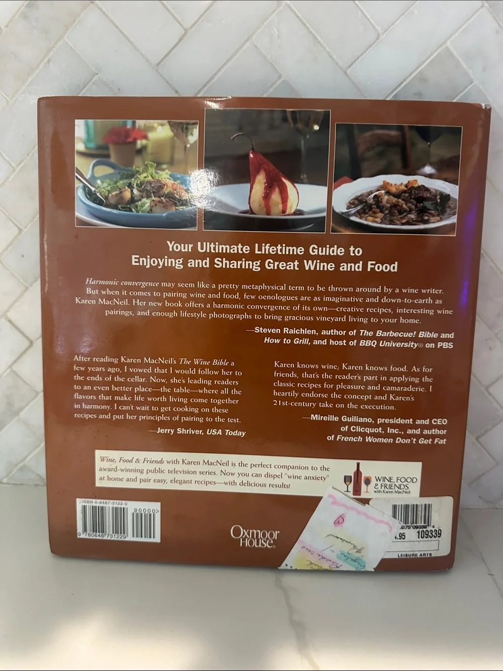 Wine, Food & Friends by - Karen MacNeil Author of the Wine Bible